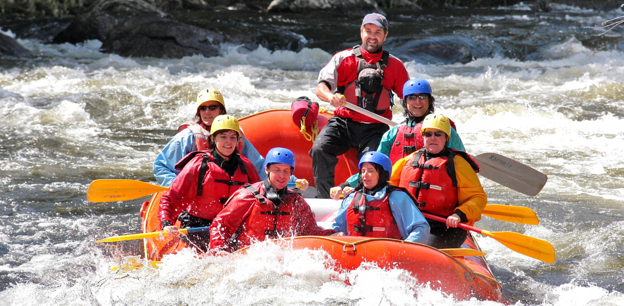 Water rafting in Auckland
